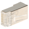 WTYK MODULARNY EKRANOWANY RJ45/C6-EKRAN*P100